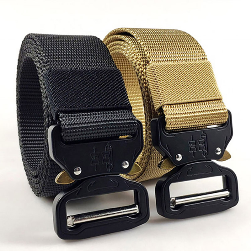 Verstelbare nylon outdoor tactische riem met snelsluiting