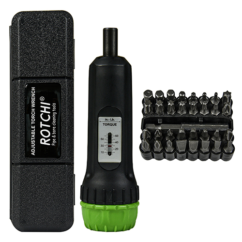 Verstelbare momentschroevendraaier 1/4