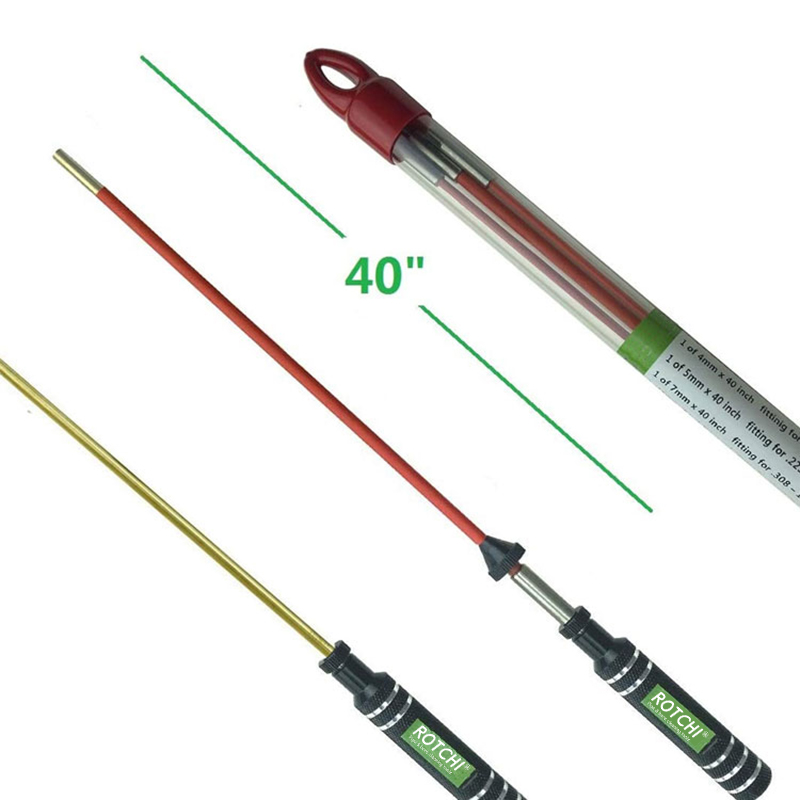 Aluminium handgreep, snel roterende PVC-stalen pistoolreinigingsstaaf