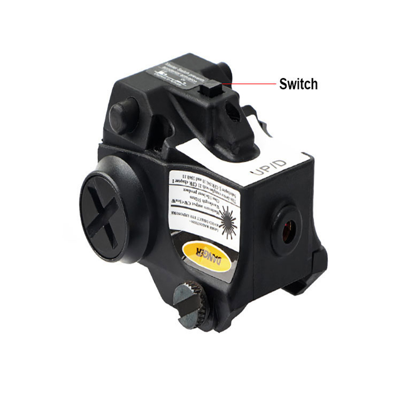 Compact Ultralight 635-650nm Rode Laser Sight Pistool Airsoft Wapens Gericht Laser Voor Glock Zelfverdediging Gun