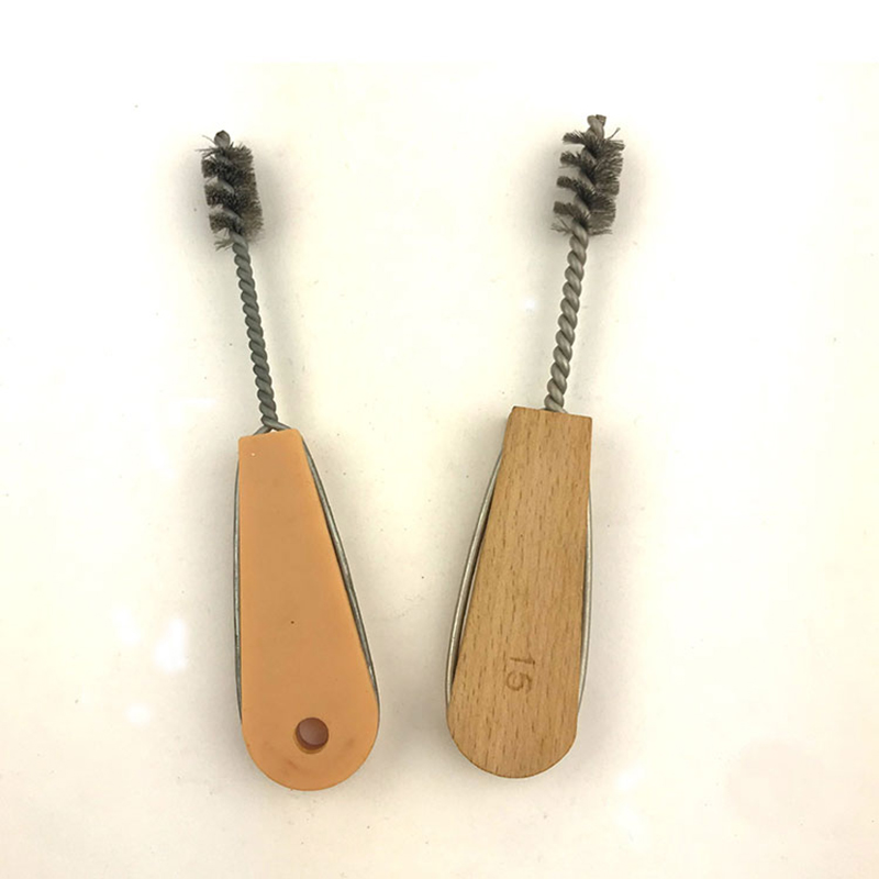 Boorgat Pijpbuis Draaireinigingsborstel met houten of plastic handvat