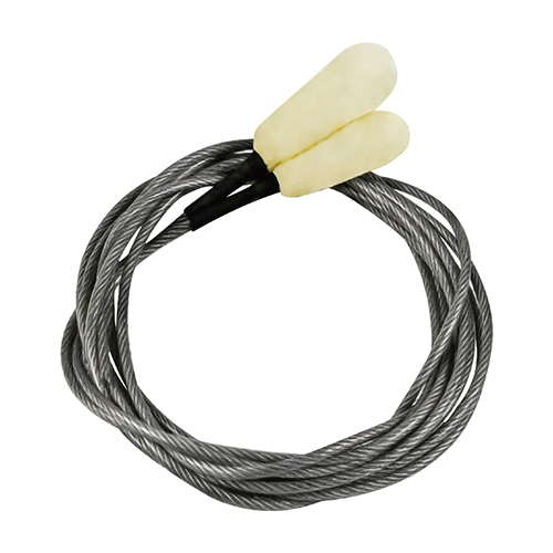 Schuimwattenstaafje met lange kabel, ideaal voor snelle reiniging door luchtgeweerloop, 4,5 mm of .223/5,56 mm.