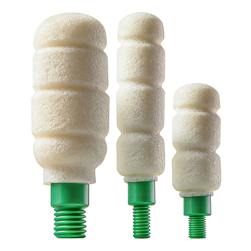 Schuimborstels voor pistoolreiniging, vatreinigingsstaafjes, .177cal. --- 12Ga.