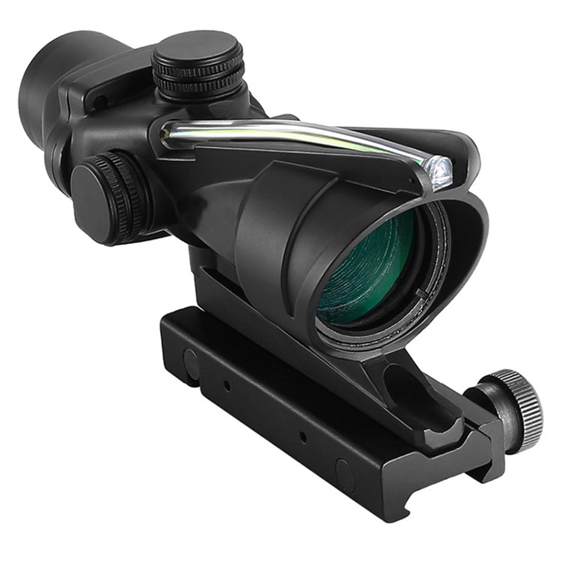 Jacht Richtkijker ACOG 4X32 Fiber Sight Optics Groen Verlichte Redticle Airsoft ACOG Riflescope 4x32 ACOG