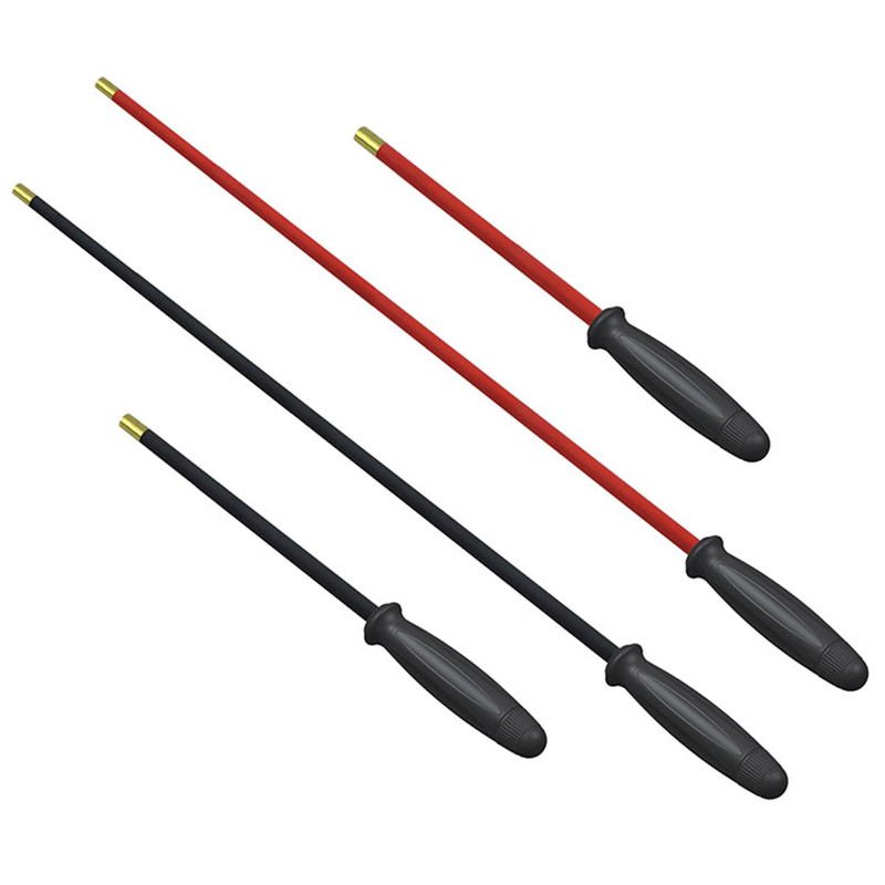 Kunststof handgreep, snel roterende PVC-stalen pistoolreinigingsstaaf
