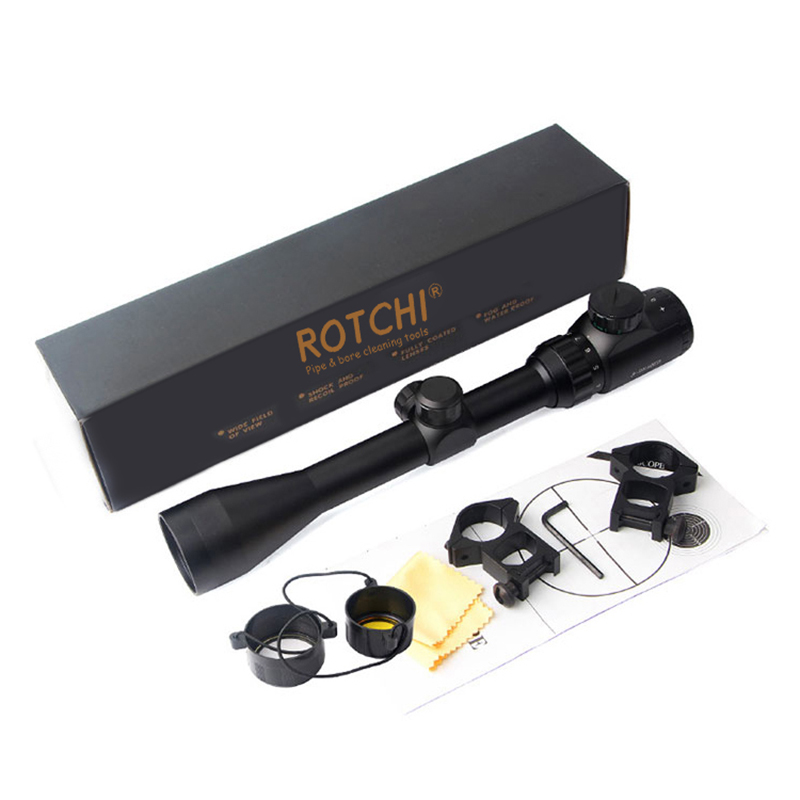 Tactische Schieten Sniper Jacht Scope Rood Groen Verlichte Richtkruis Zicht Riflescope 3-9x40e Jacht Richtkijker voor Rifle